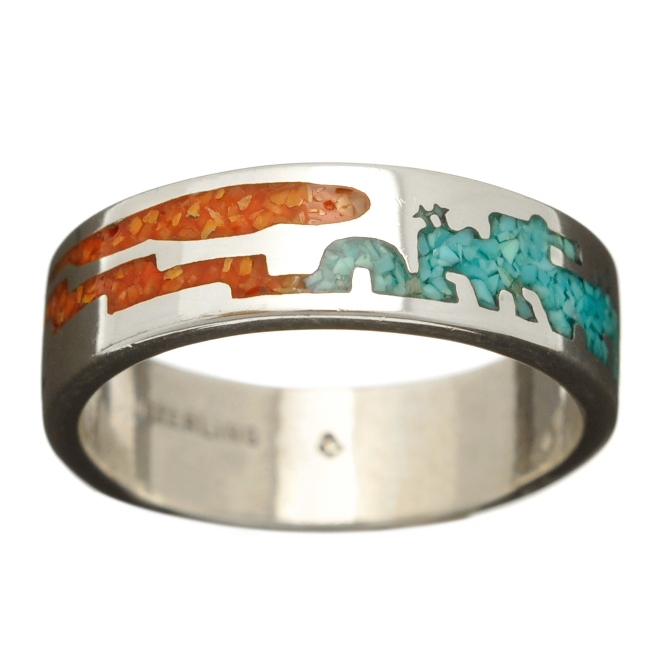 Harpo Paris classic ring R155 Native American Pueblo village