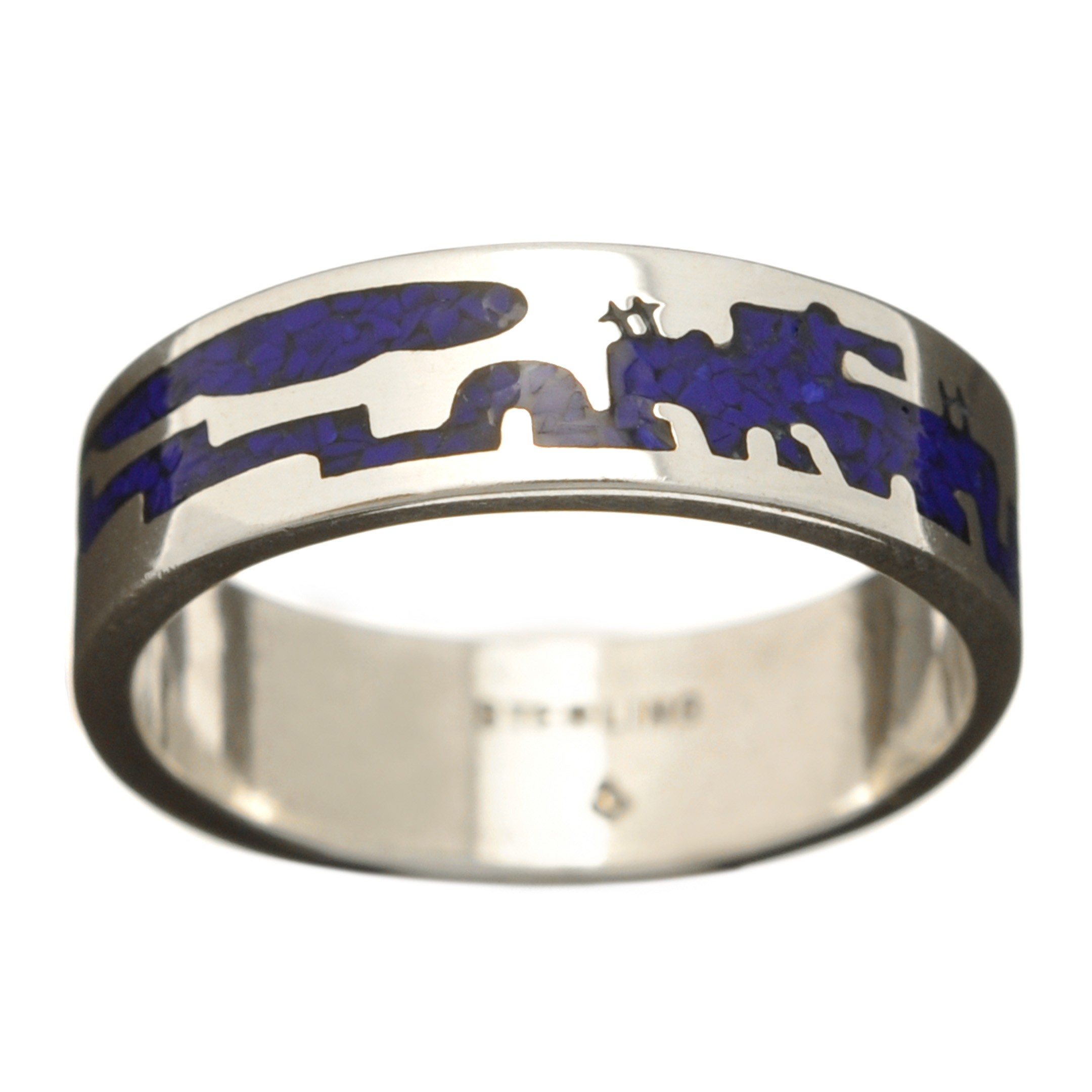 Harpo Paris classic ring R155 Native American Pueblo village