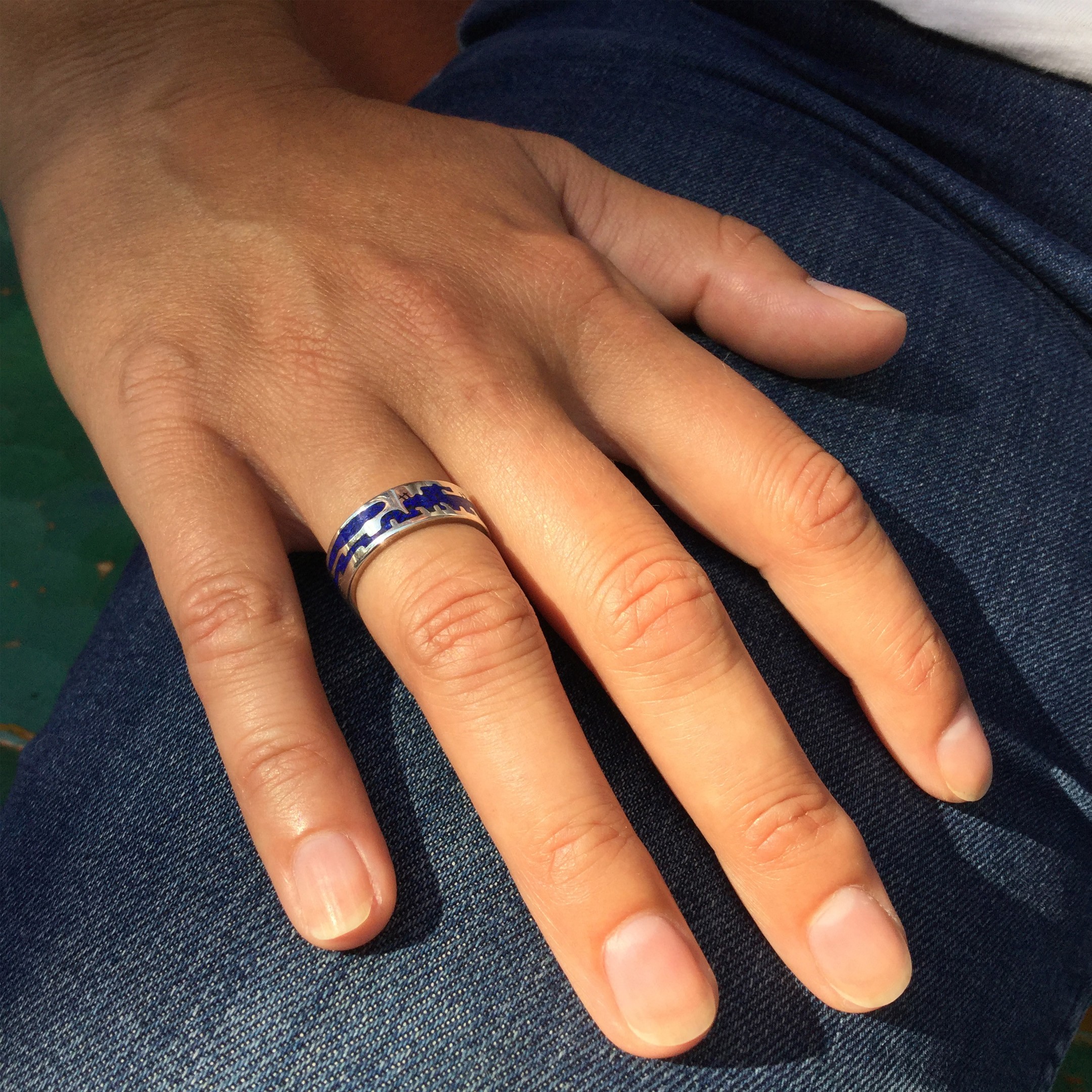 Bague anneau village R155 - Harpo Paris