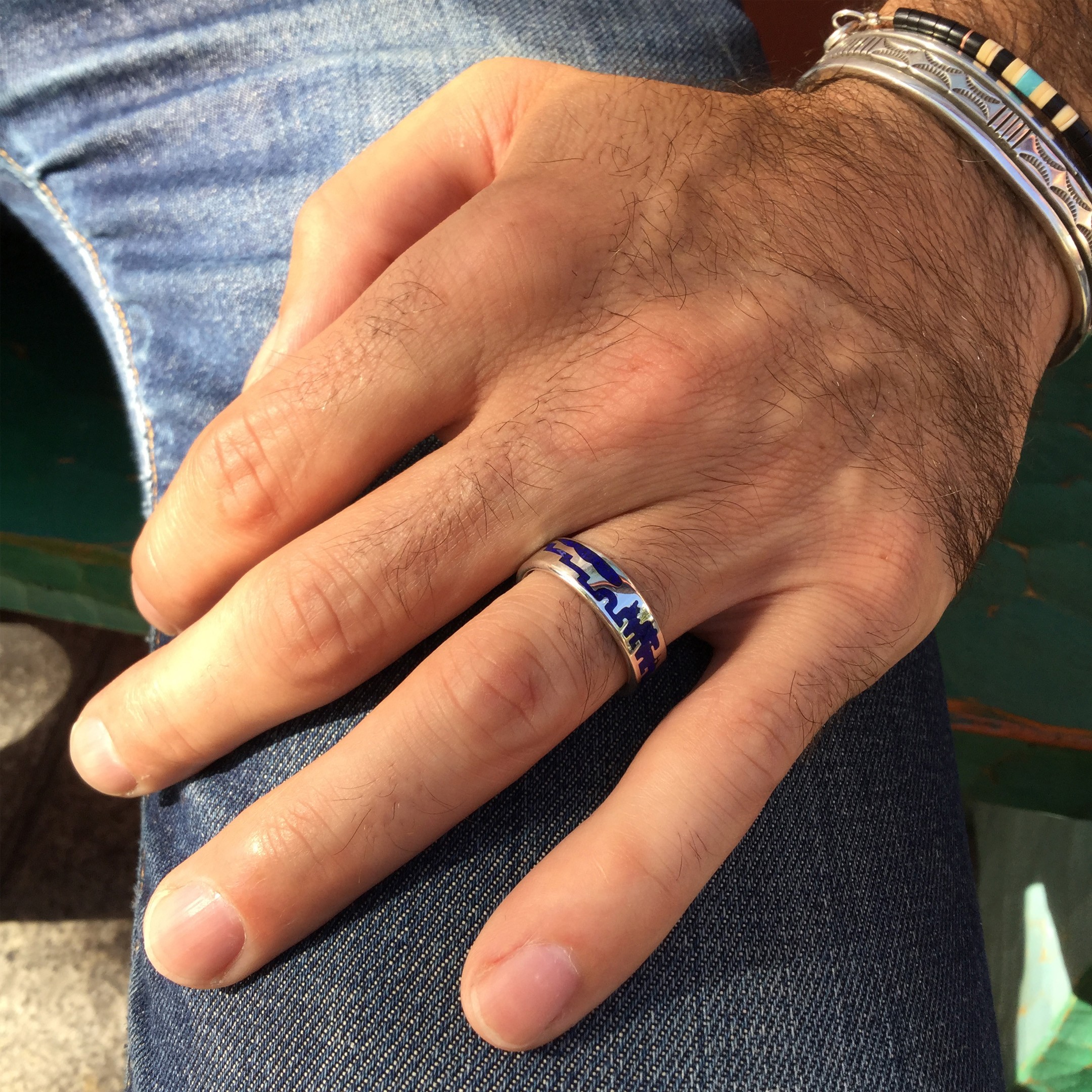 Bague anneau village R155 - Harpo Paris