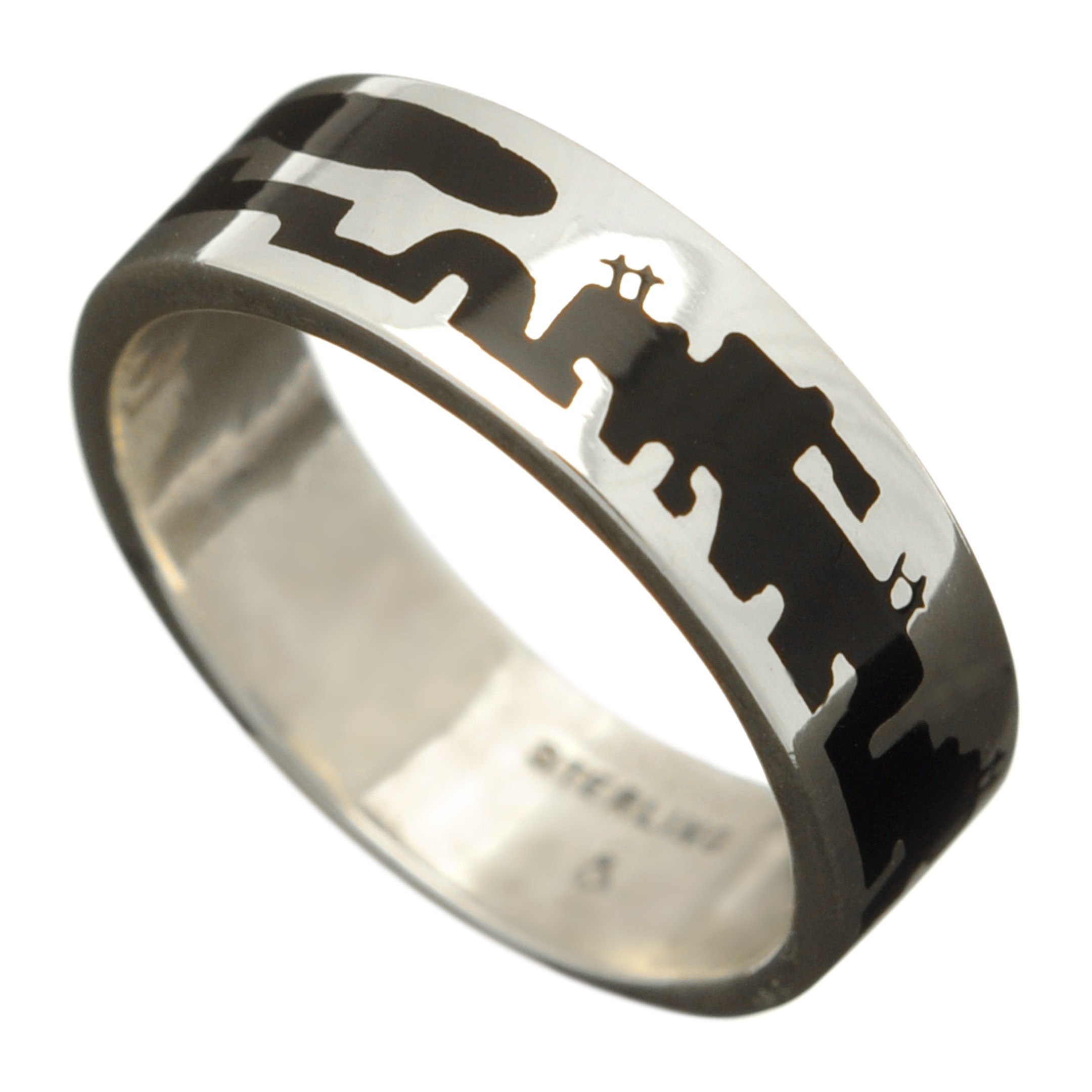 Bague anneau village R155 - Harpo Paris