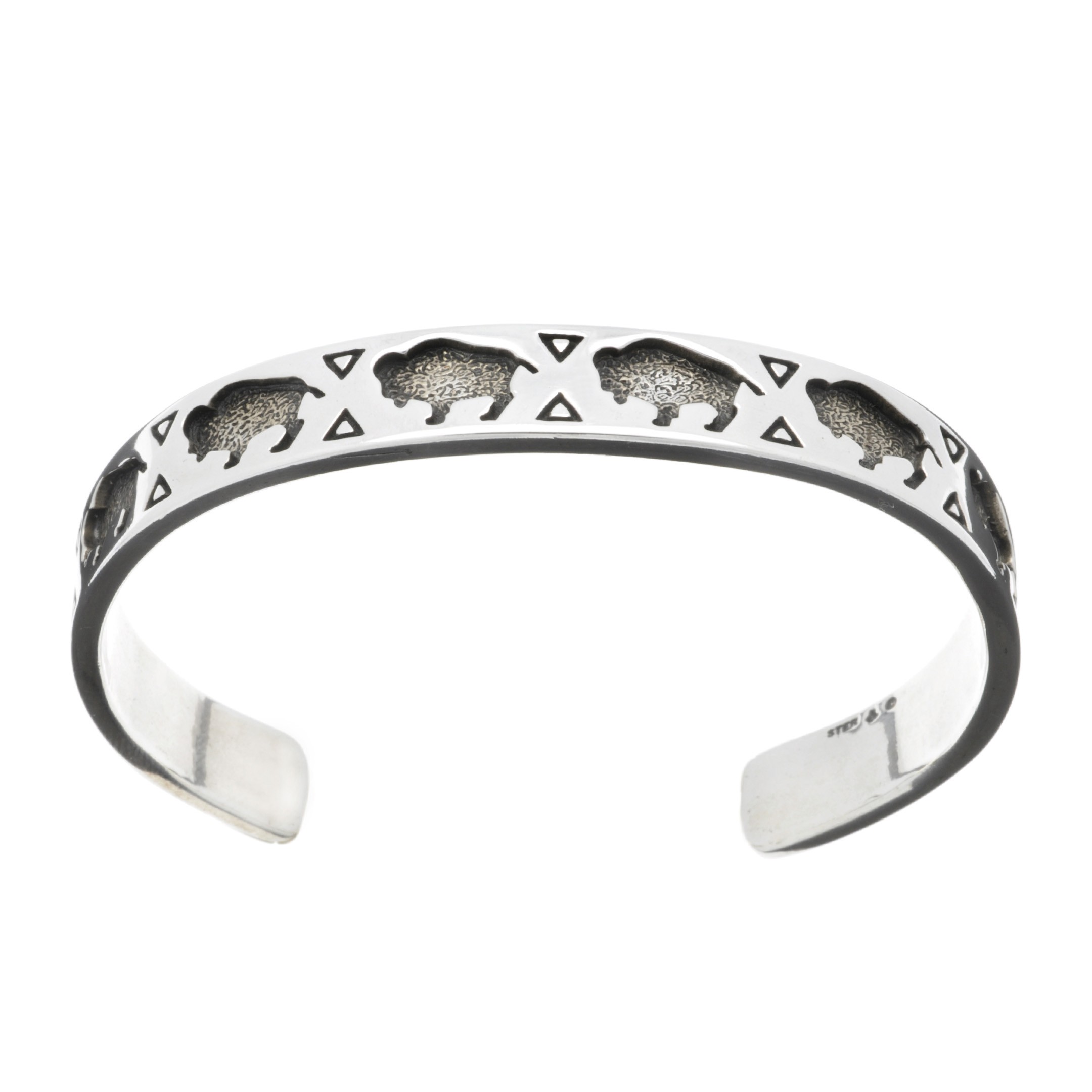 Bracelet classique femme B556F bisons Harpo Paris