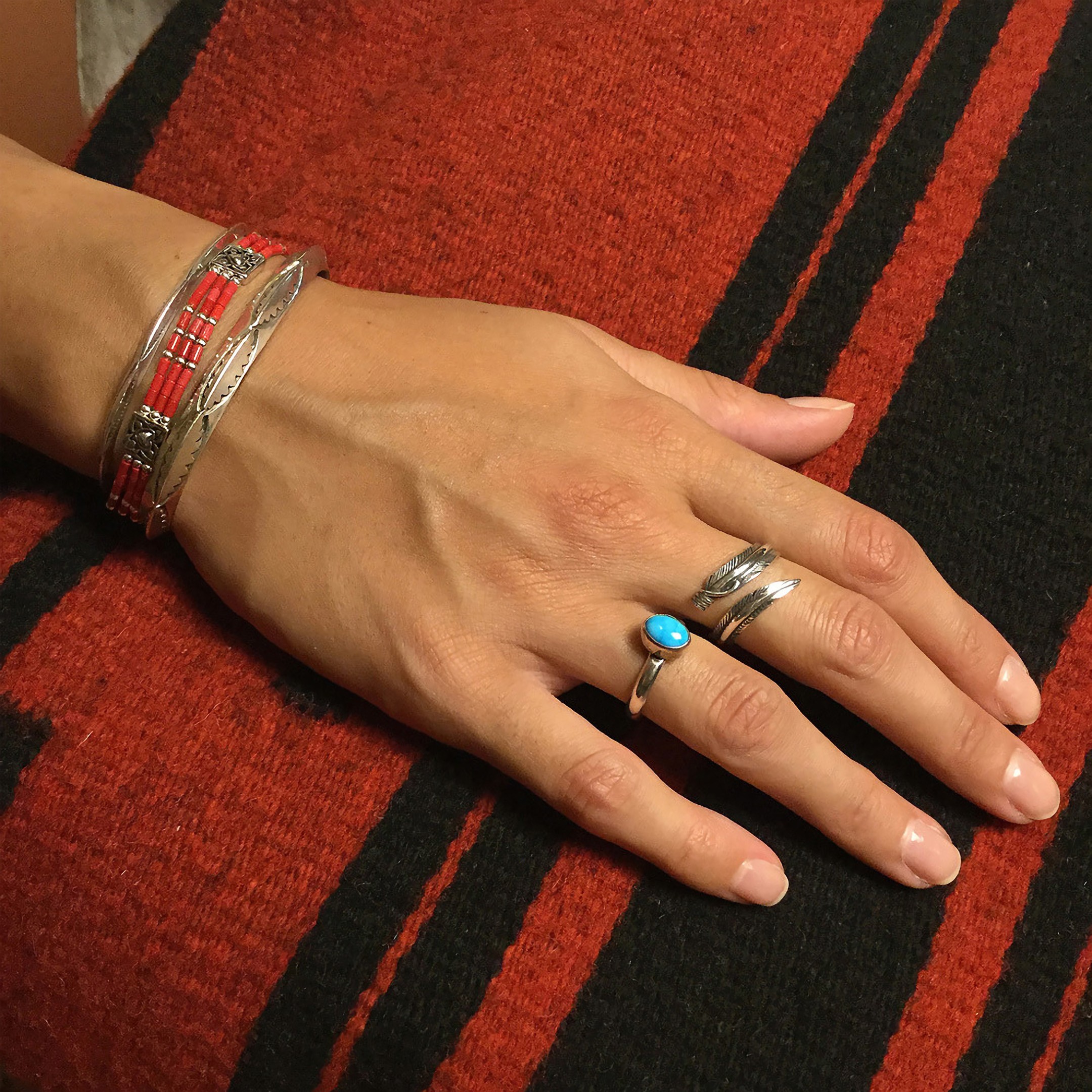 Bracelet amerindien en perles heishi. Harpo Paris
