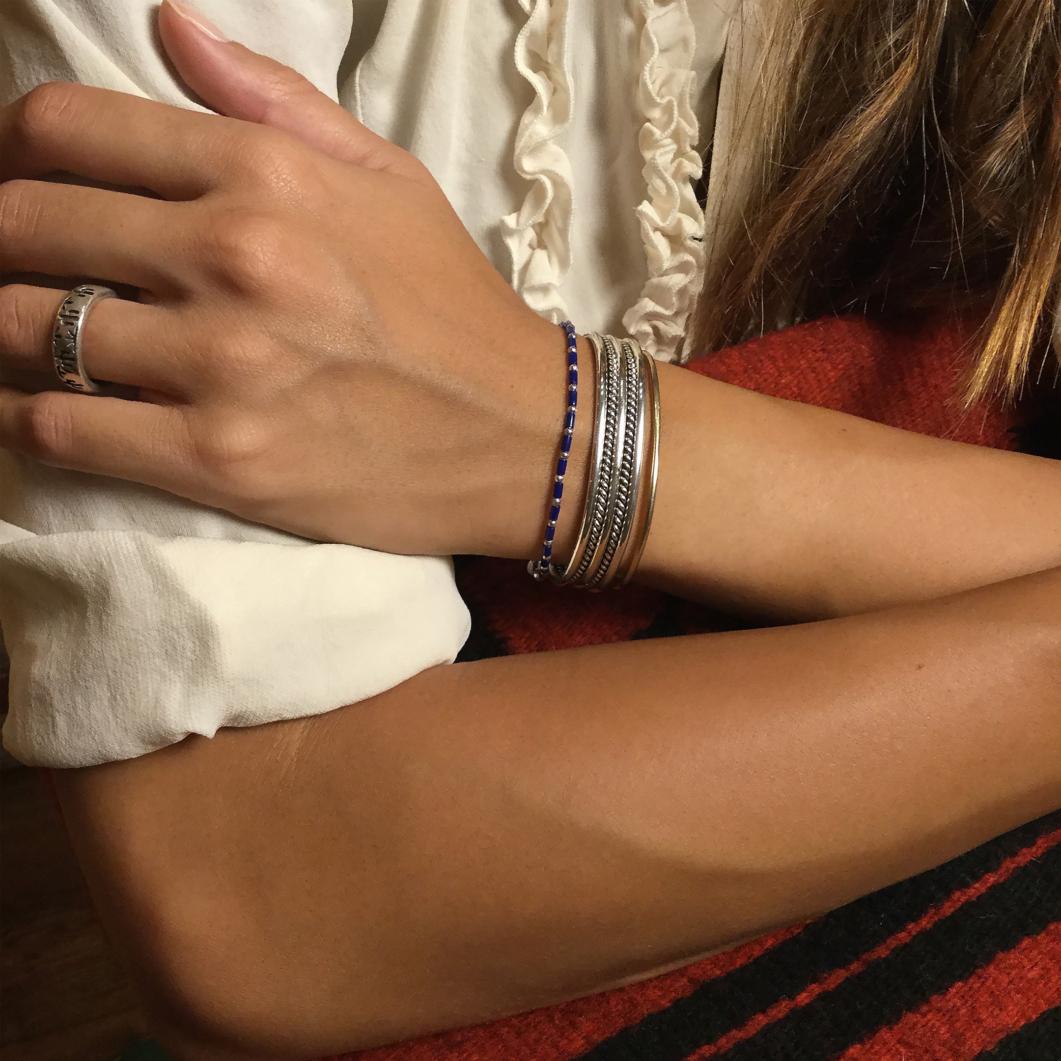 Native american Heishi beads bracelet. Harpo Paris