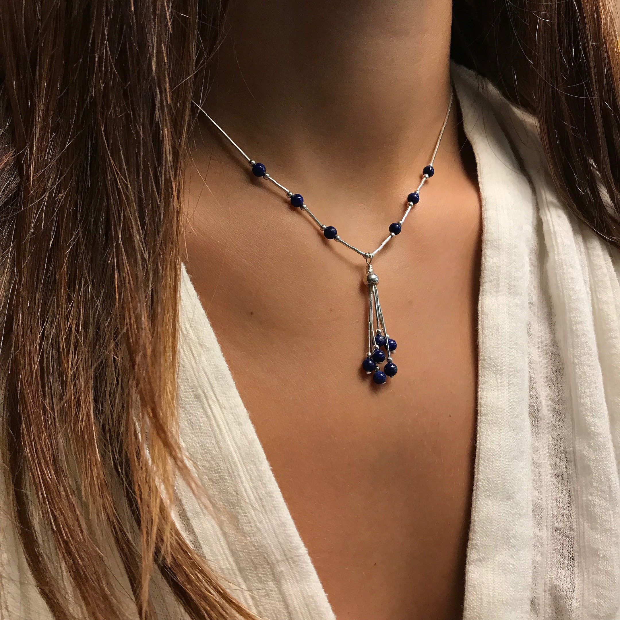 Collier classique Harpo Paris pour femme N380 pampilles