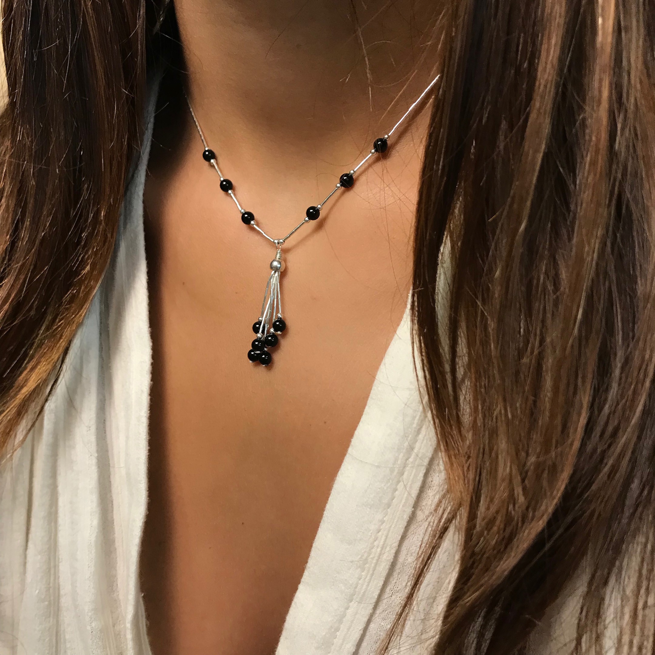 Collier classique Harpo Paris pour femme N380 pampilles