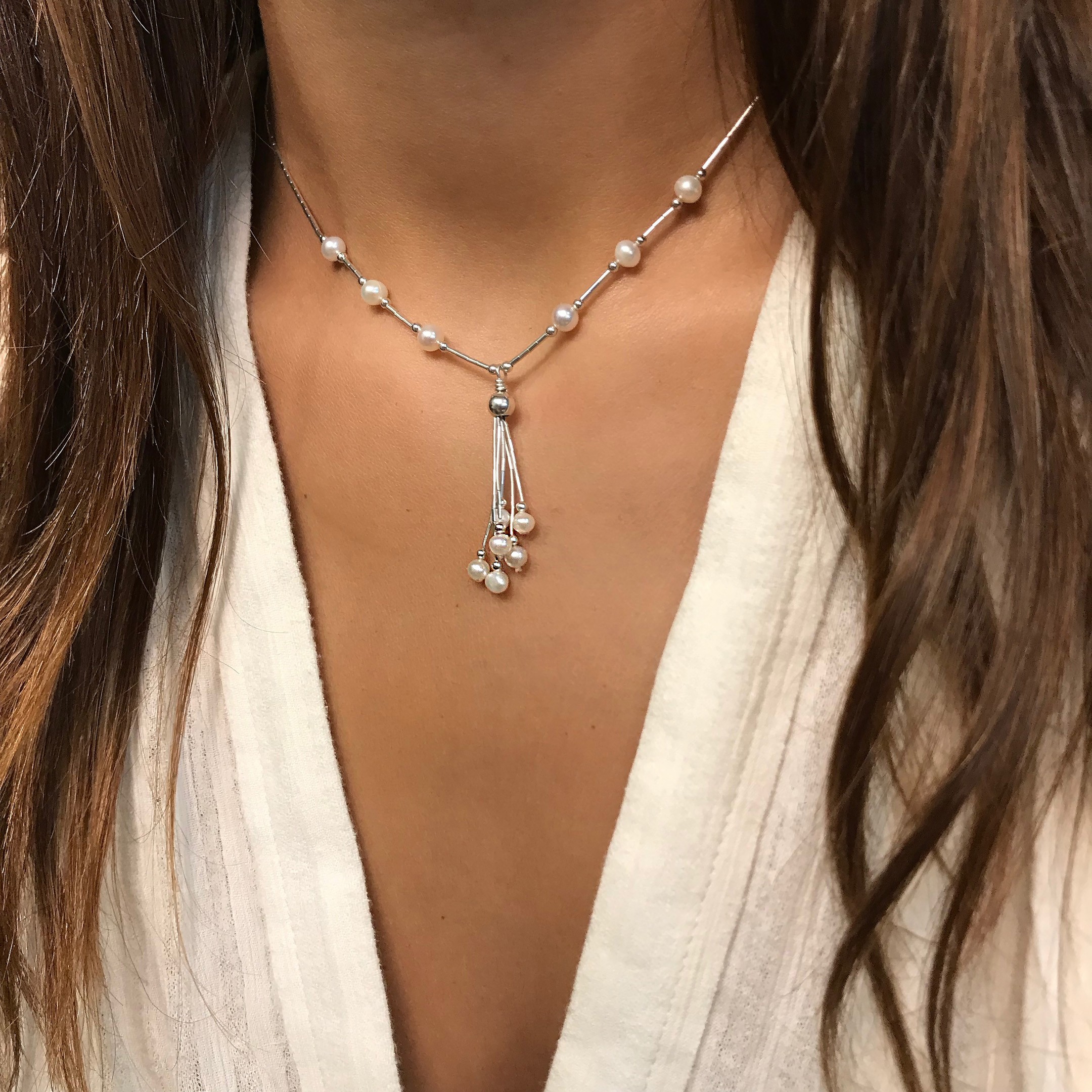 Collier classique Harpo Paris pour femme N380 pampilles