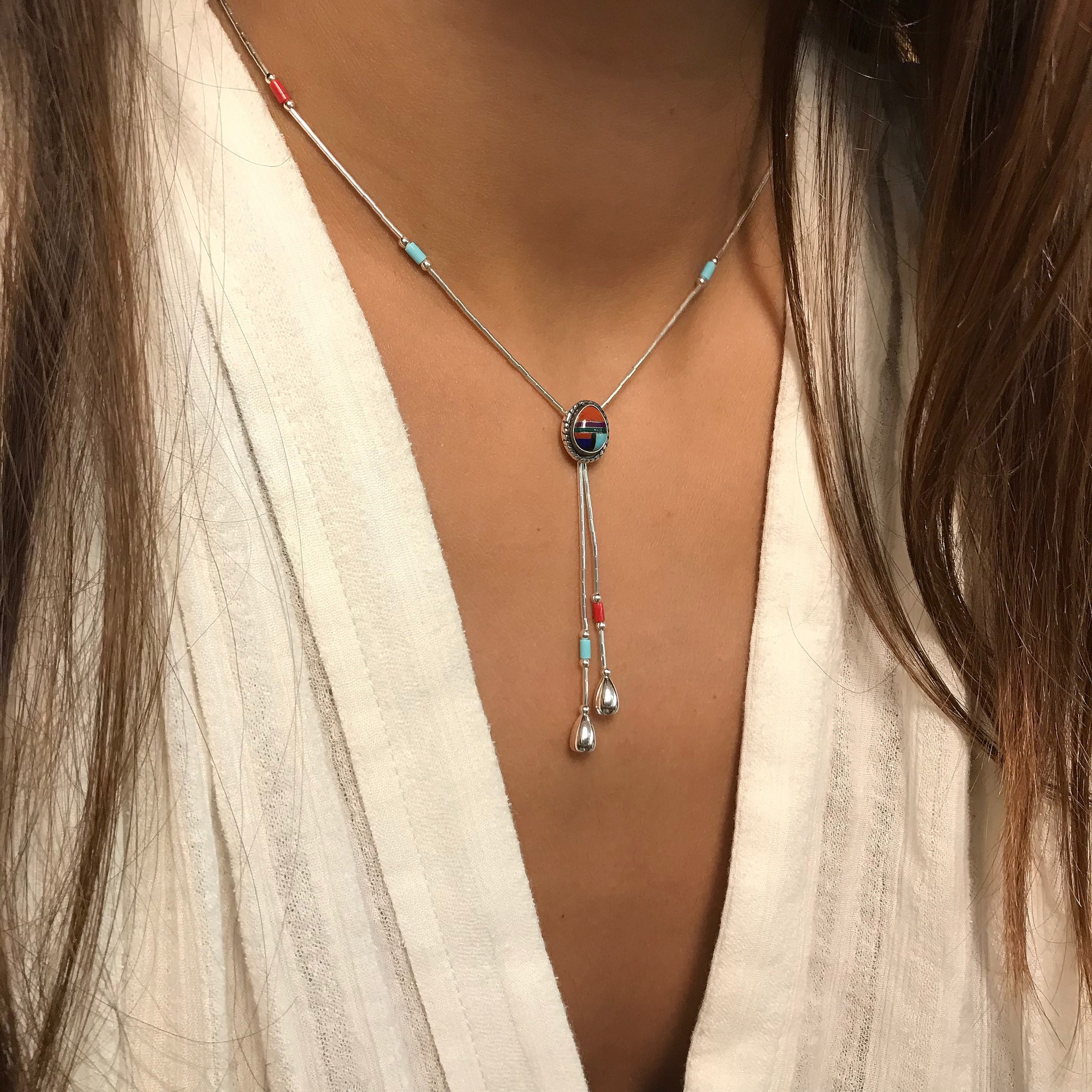Collier classique Harpo Paris pour femme N343 pampilles