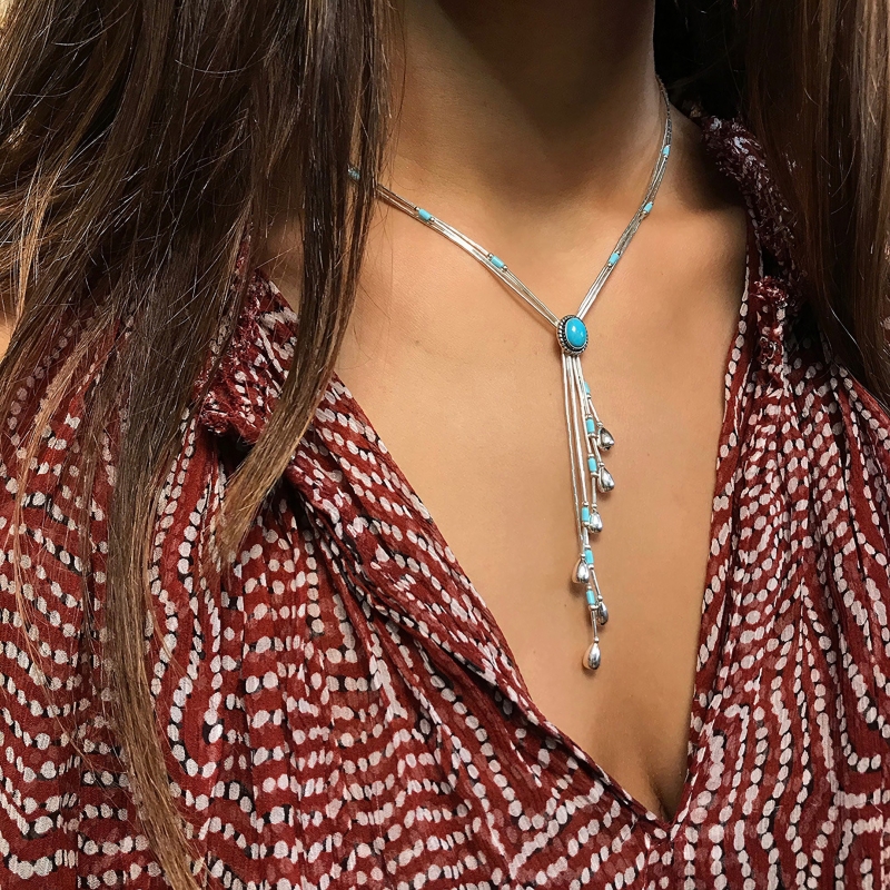 Harpo Paris classic necklace for women N332 drop shapes