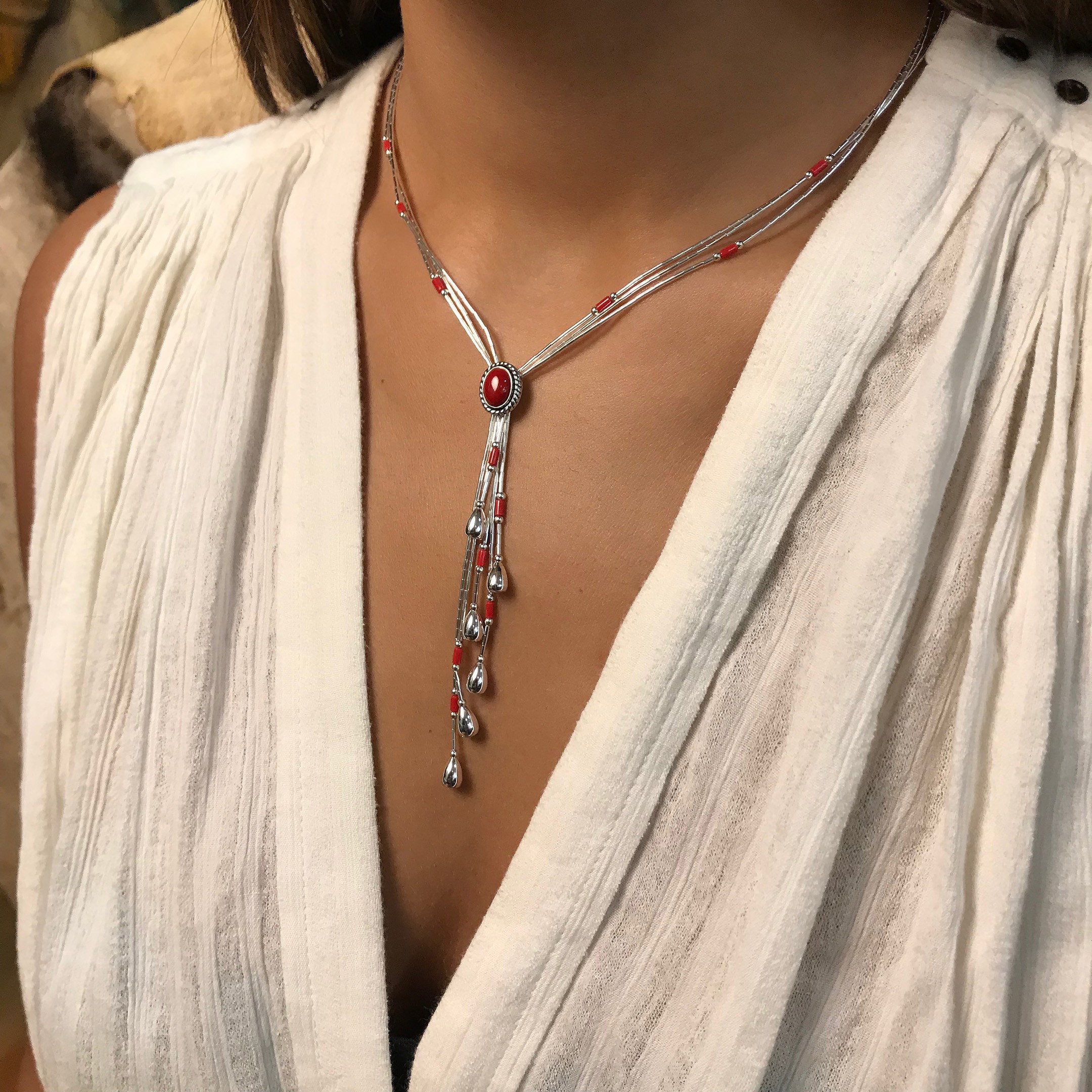 Collier classique Harpo Paris pour femme N332 pampilles