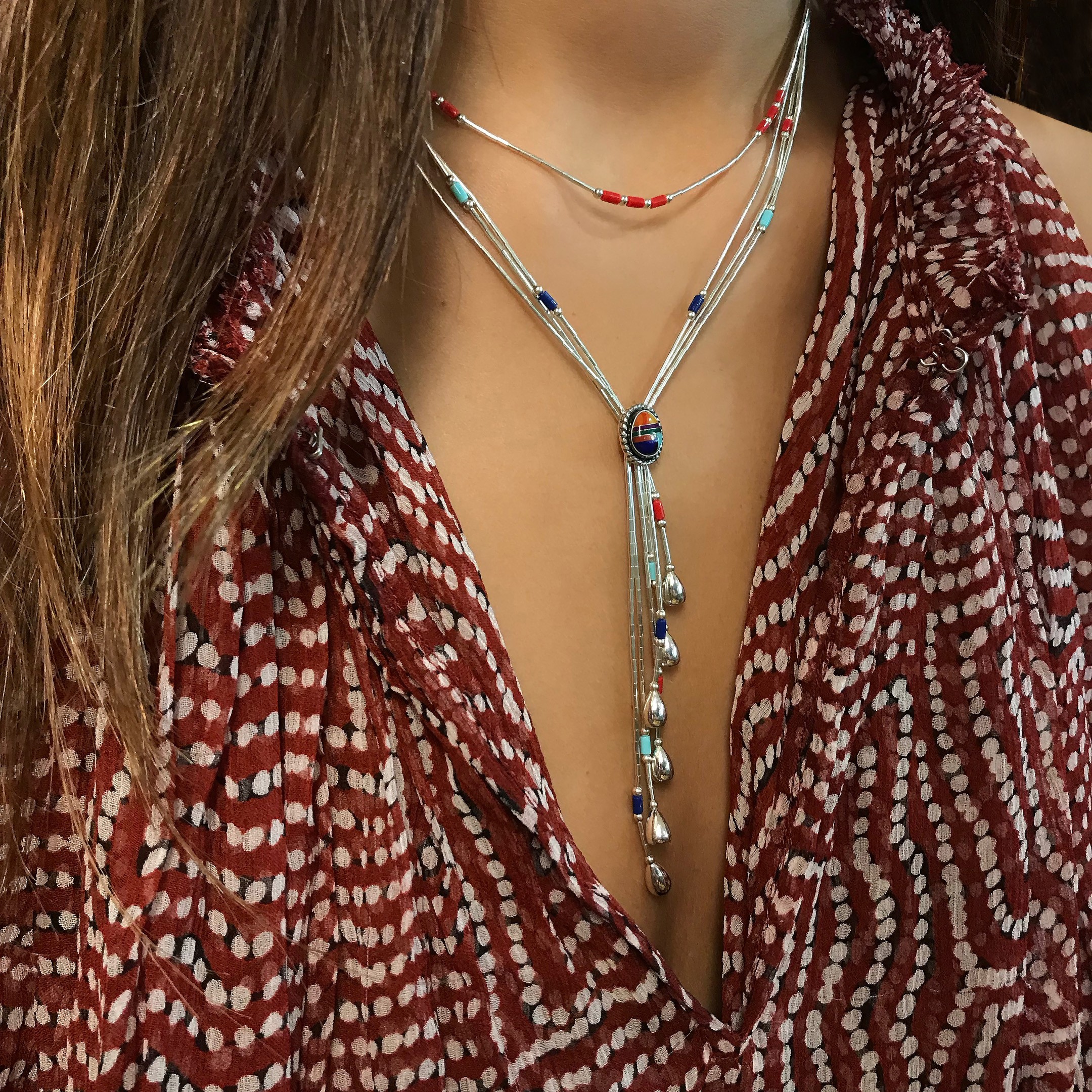 Collier classique Harpo Paris pour femme N332 pampilles