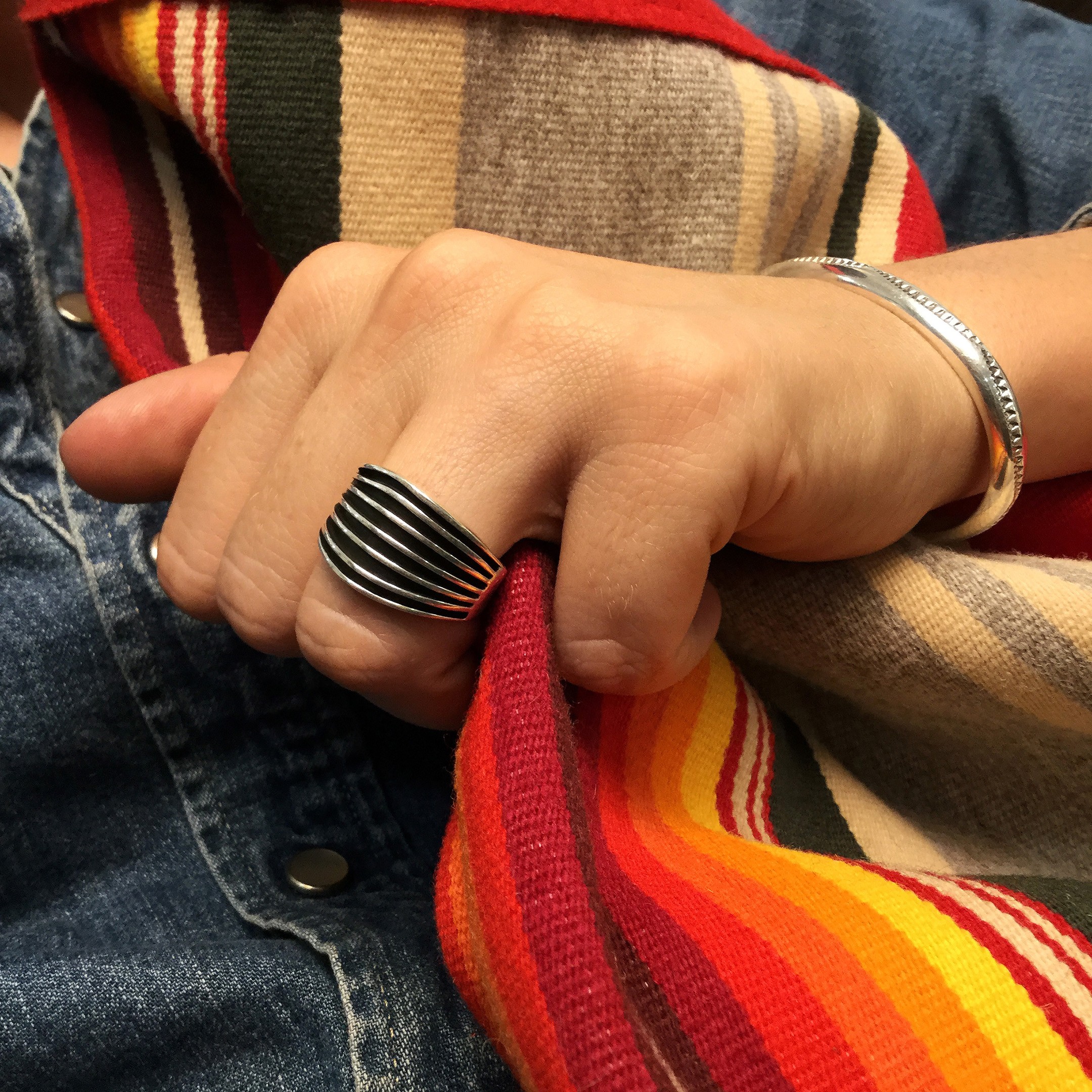 Bague Navajo en argent. | Harpo Paris