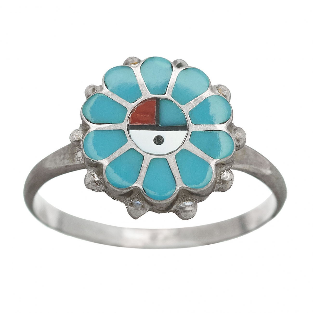 Women ring Zuni Sunface BA185 - Harpo Paris