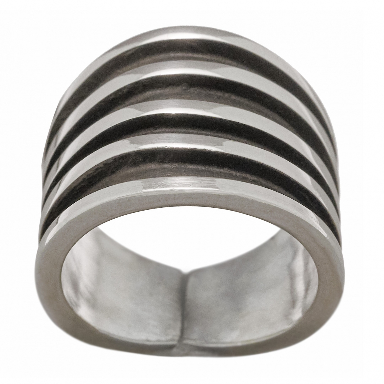 Navajo ring in silver for men and women, BAw47 - Harpo Paris