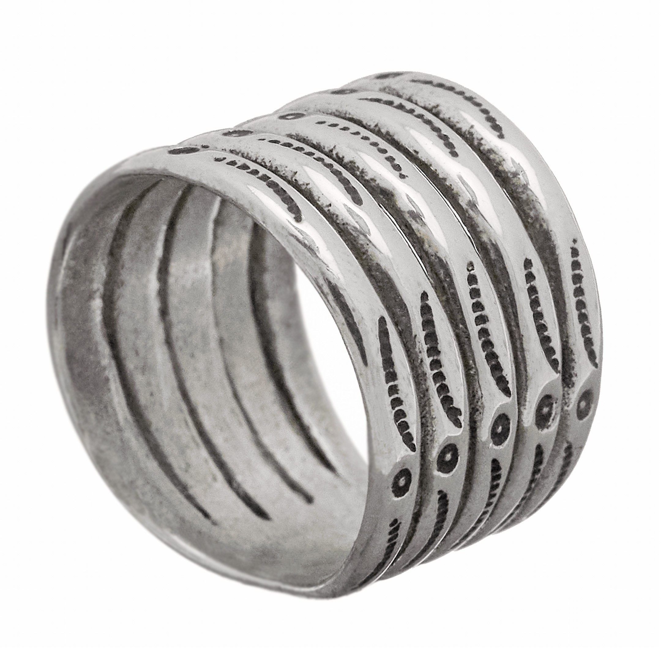 Bague en argent massif Navajo. | Harpo Paris