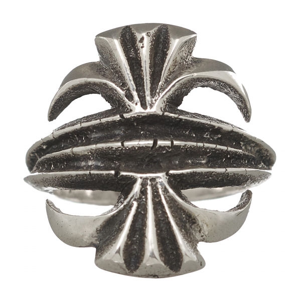 Tufa Cast ring in sterling silver, BA747 - Harpo Paris