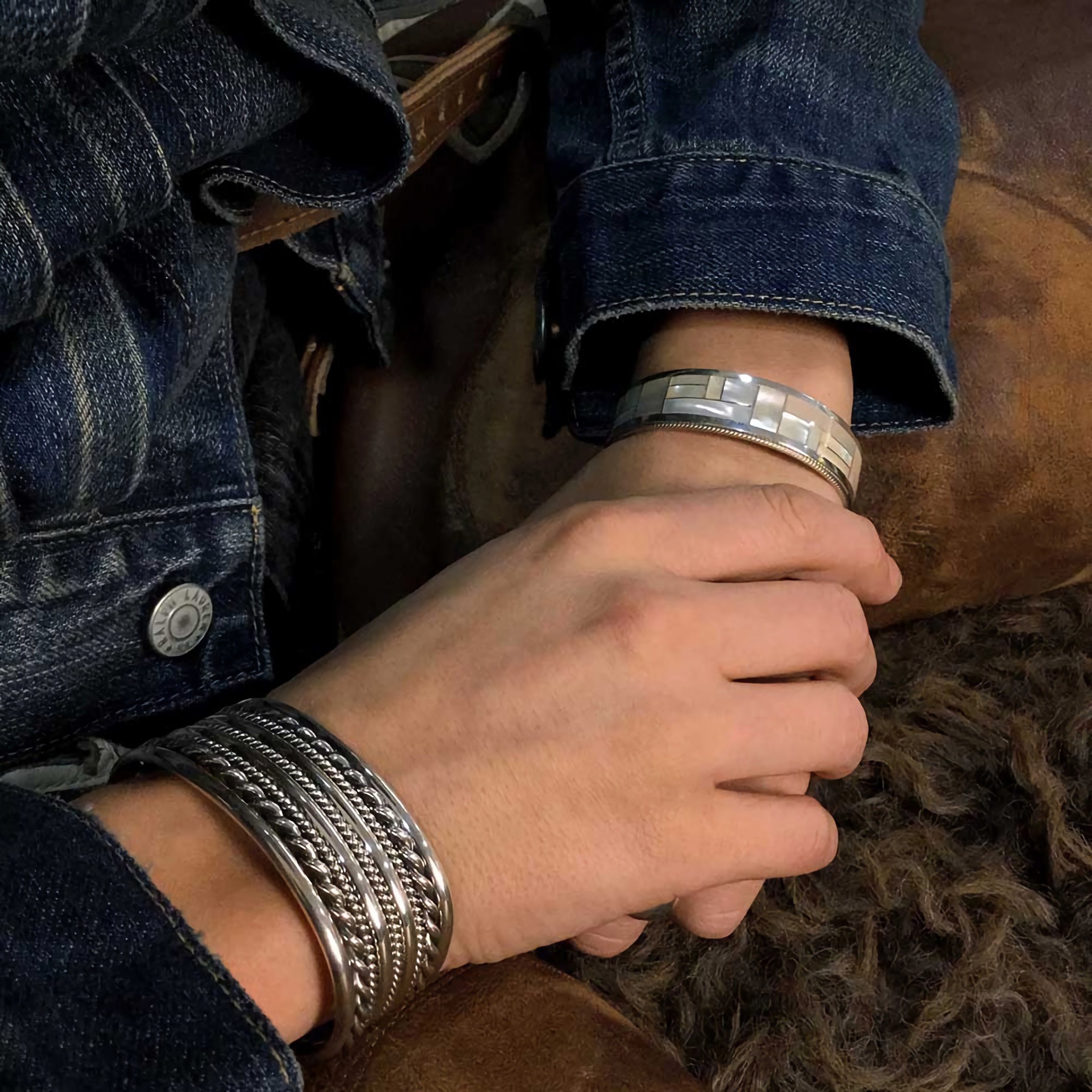 Bracelet Navajo en Argent. | Harpo Paris
