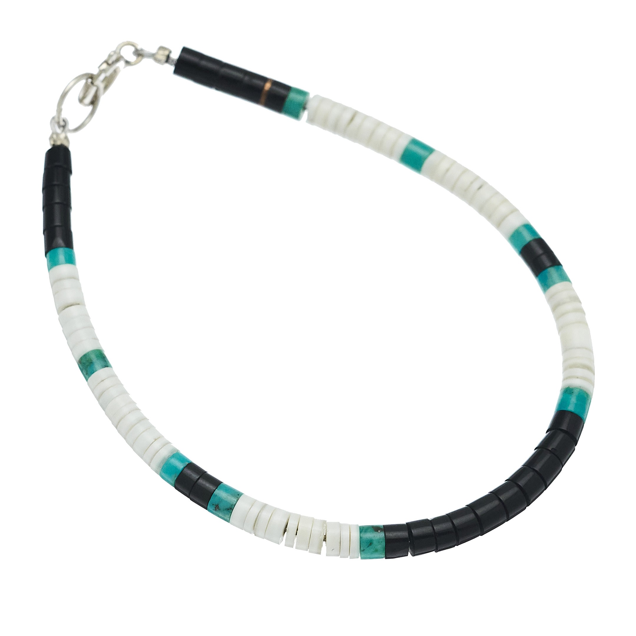 Bracelet Pueblo BR359 en coquillages et pierres - Harpo Paris