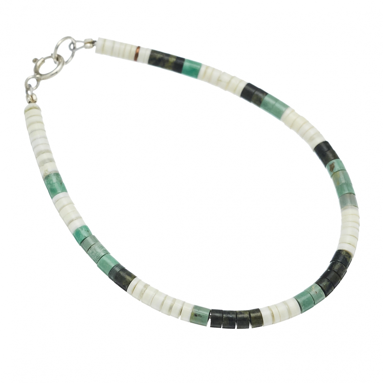 Pueblo bracelet BRP08 in heishi beads - Harpo Paris