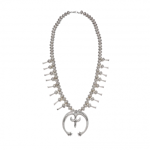Harpo Paris necklace CO58, silver Squash Blossom