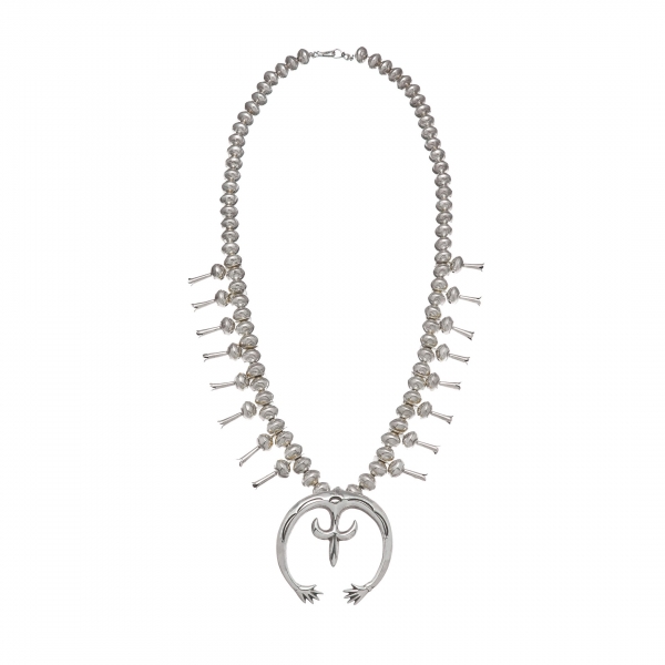 Harpo Paris necklace CO58, silver Squash Blossom