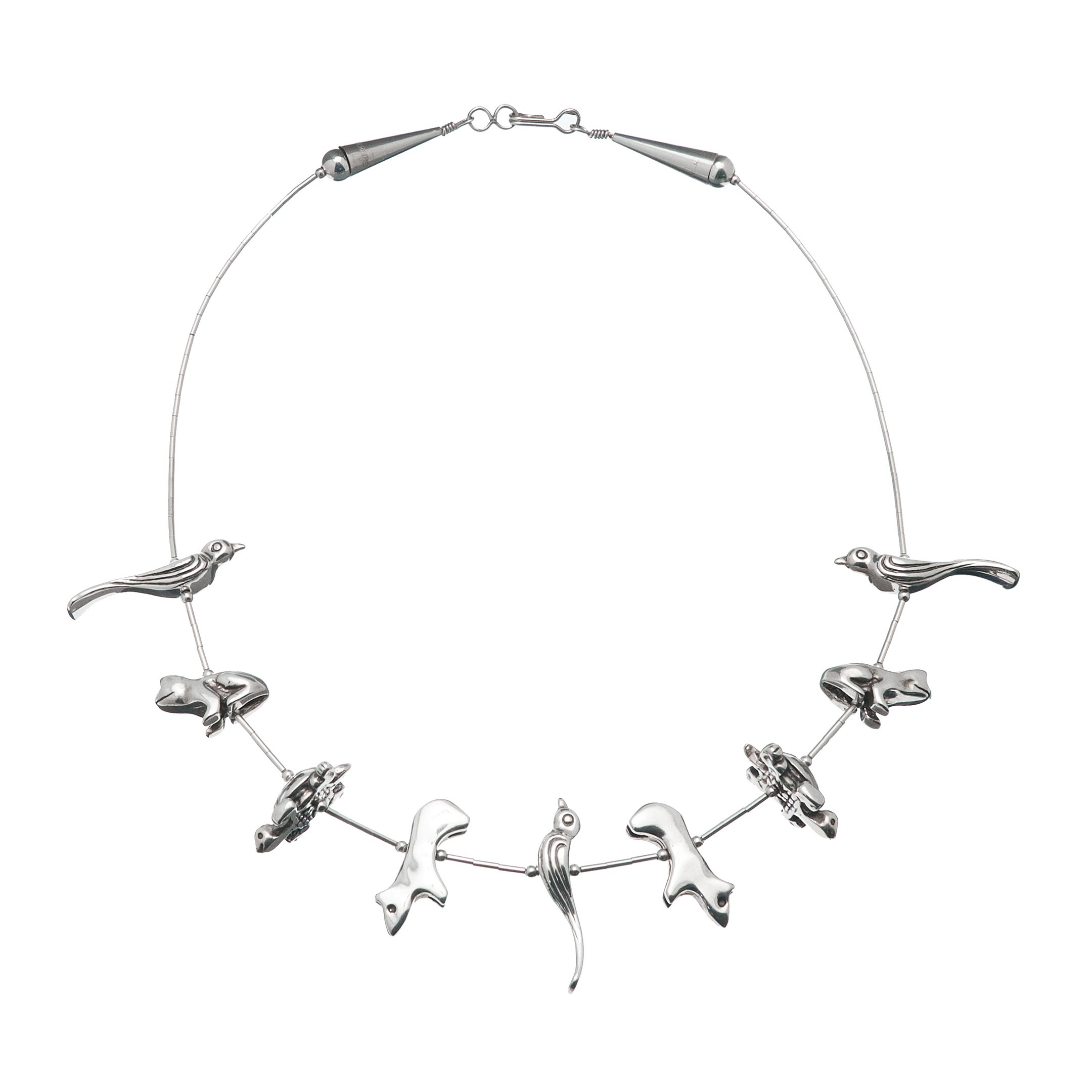 Collier fétiche COFEw23 animaux argent - Harpo Paris