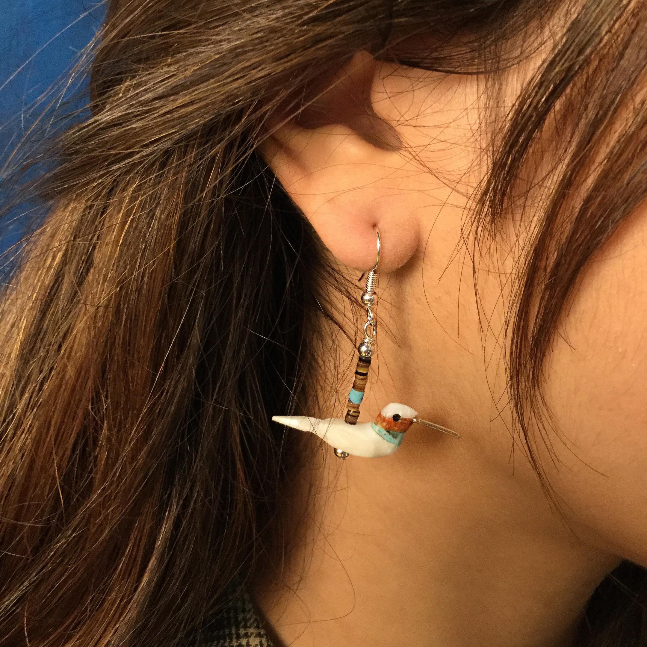 Hummingbird earrings BO216 - Harpo Paris