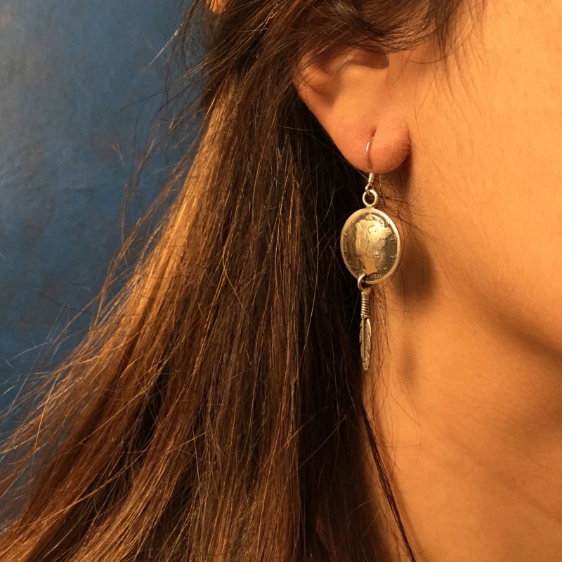Harpo Paris earrings BO191 in silver