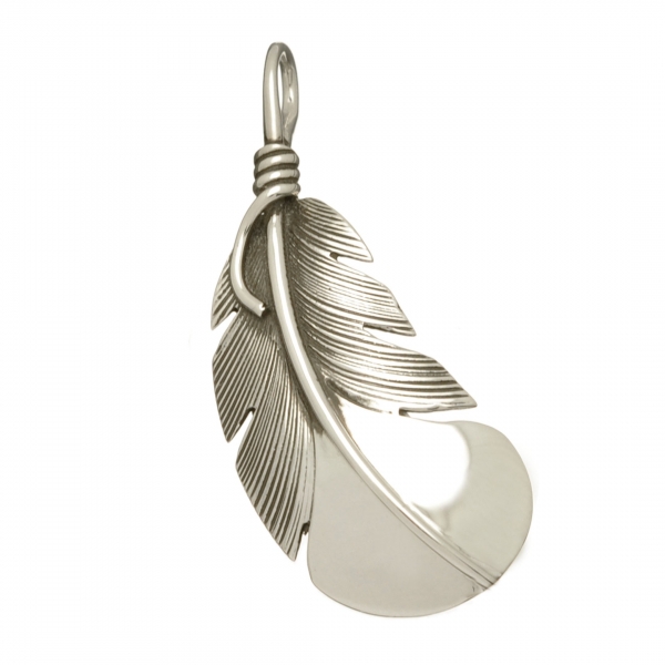 Harpo Paris pendant PEw04 silver feather