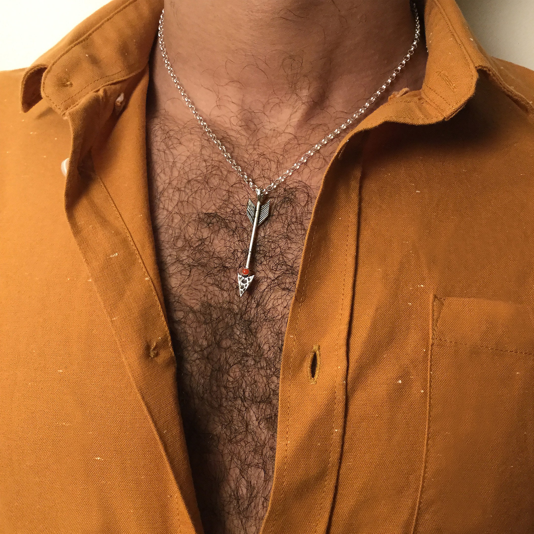 Harpo Paris pendant PEw20 arrow in silver