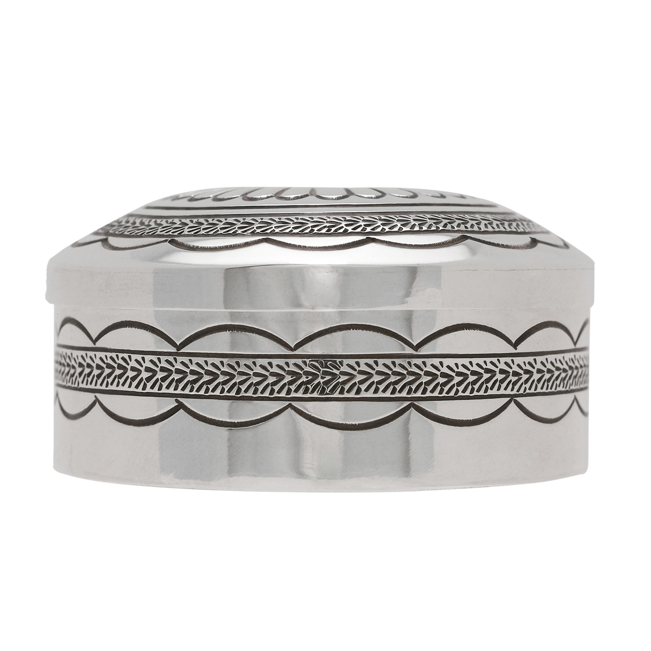 Boîte Navajo en argent. | Harpo Paris