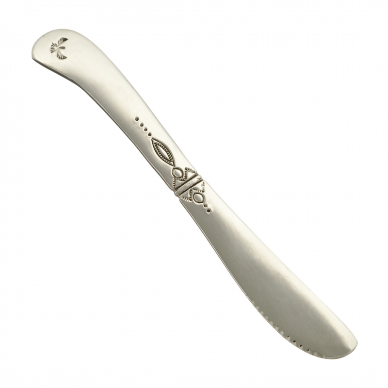 Butter knife COUT04 in silver - Harpo Paris