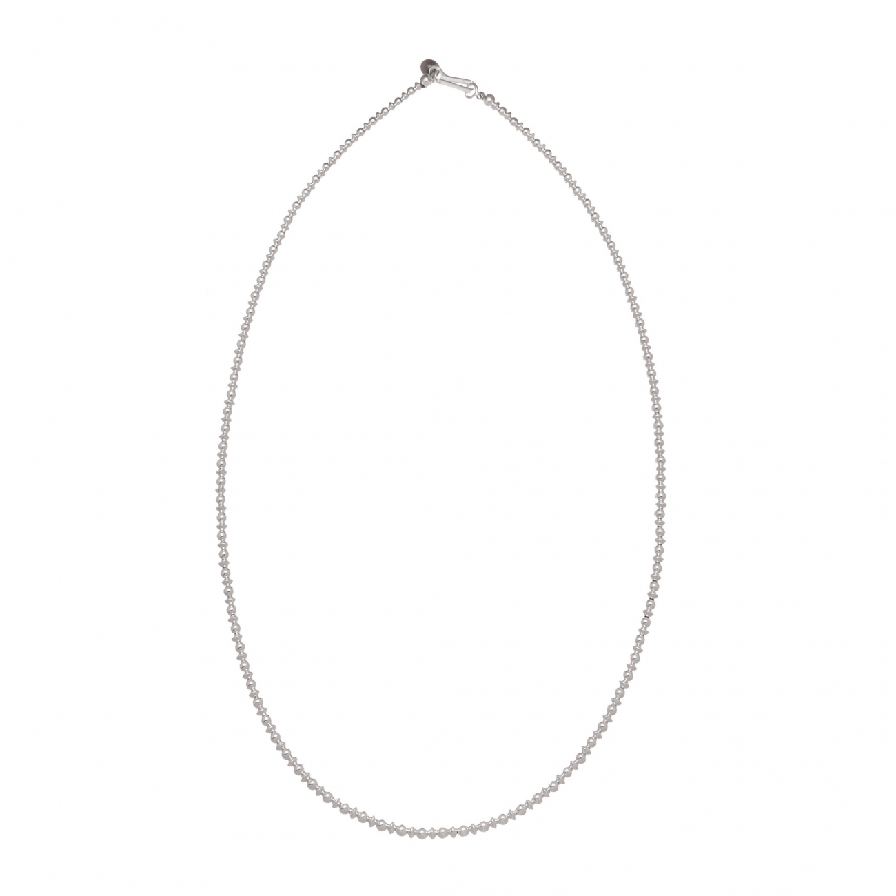 Collier COw40 en perles d'argent - Harpo Paris