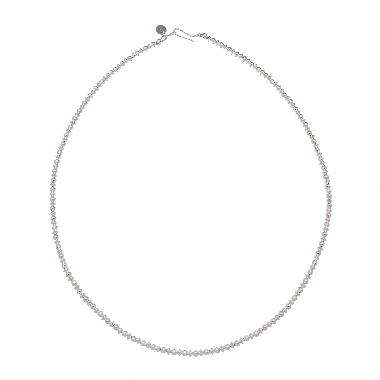 Collier COw39 en perles d'argent - Harpo Paris