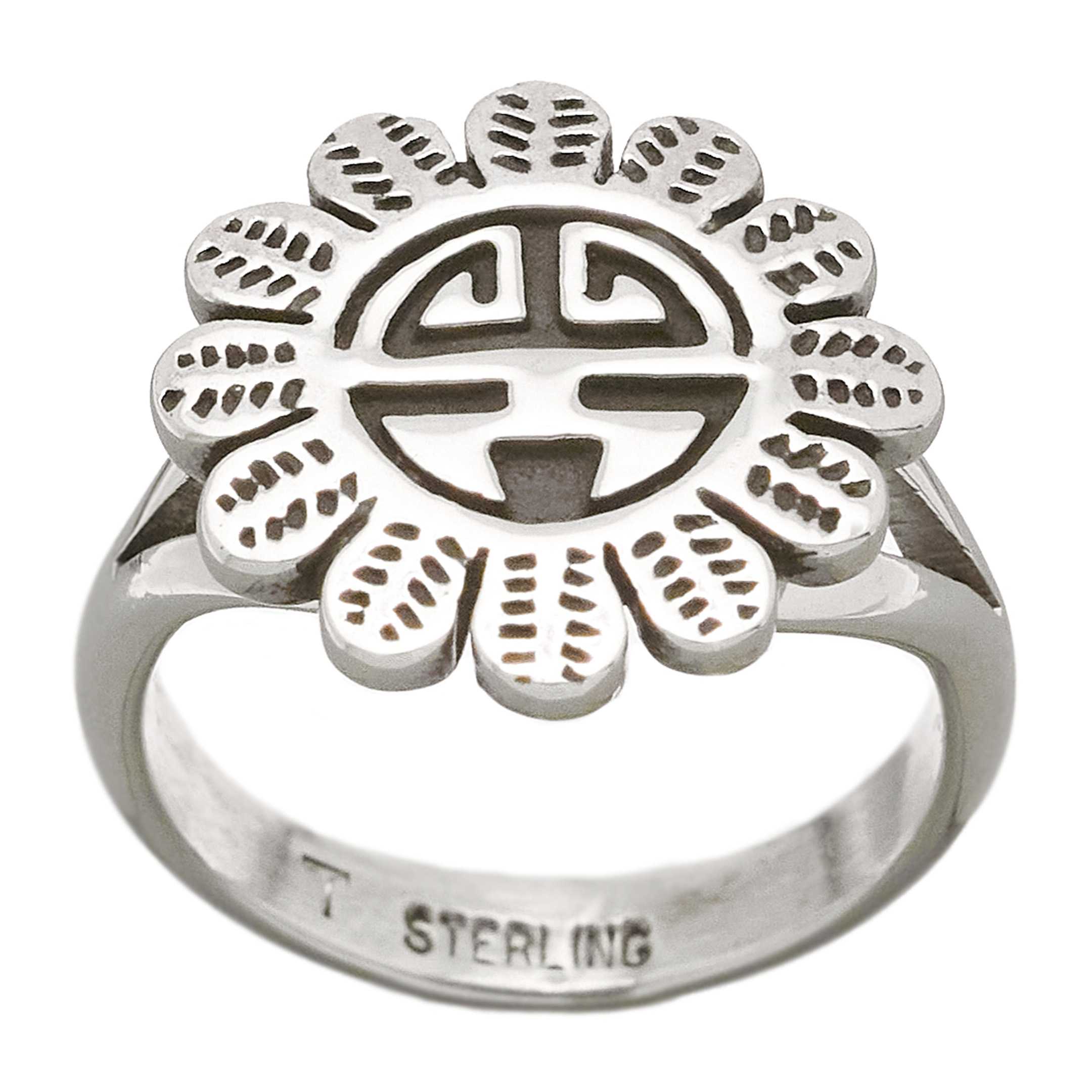 Sunface Navajo ring BA892 - Harpo Paris
