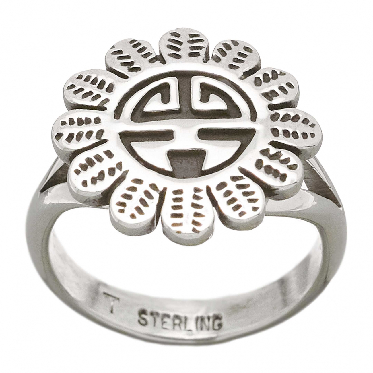 Sunface Navajo ring BA892 - Harpo Paris