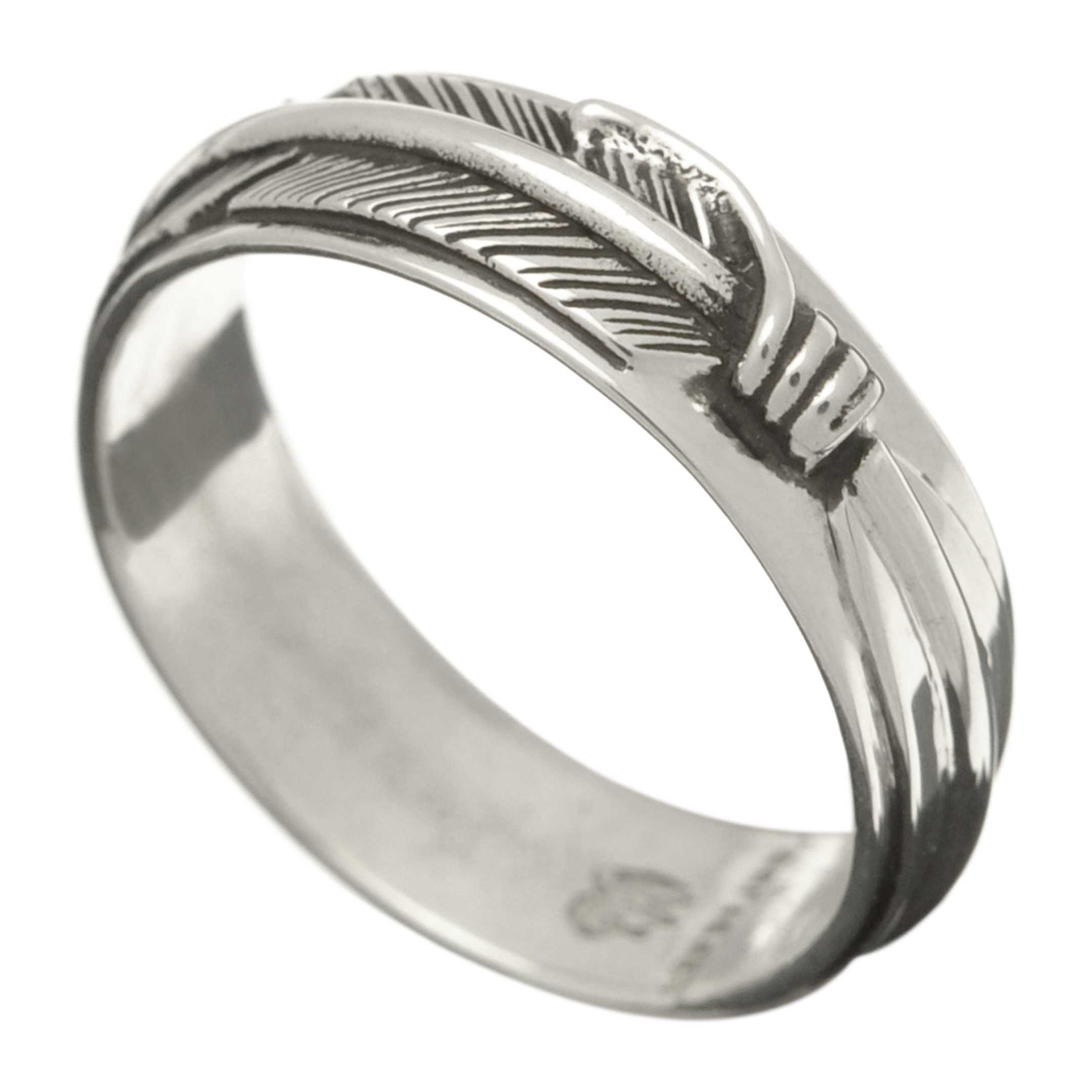 Navajo Feather ring in silver.  | Harpo Paris