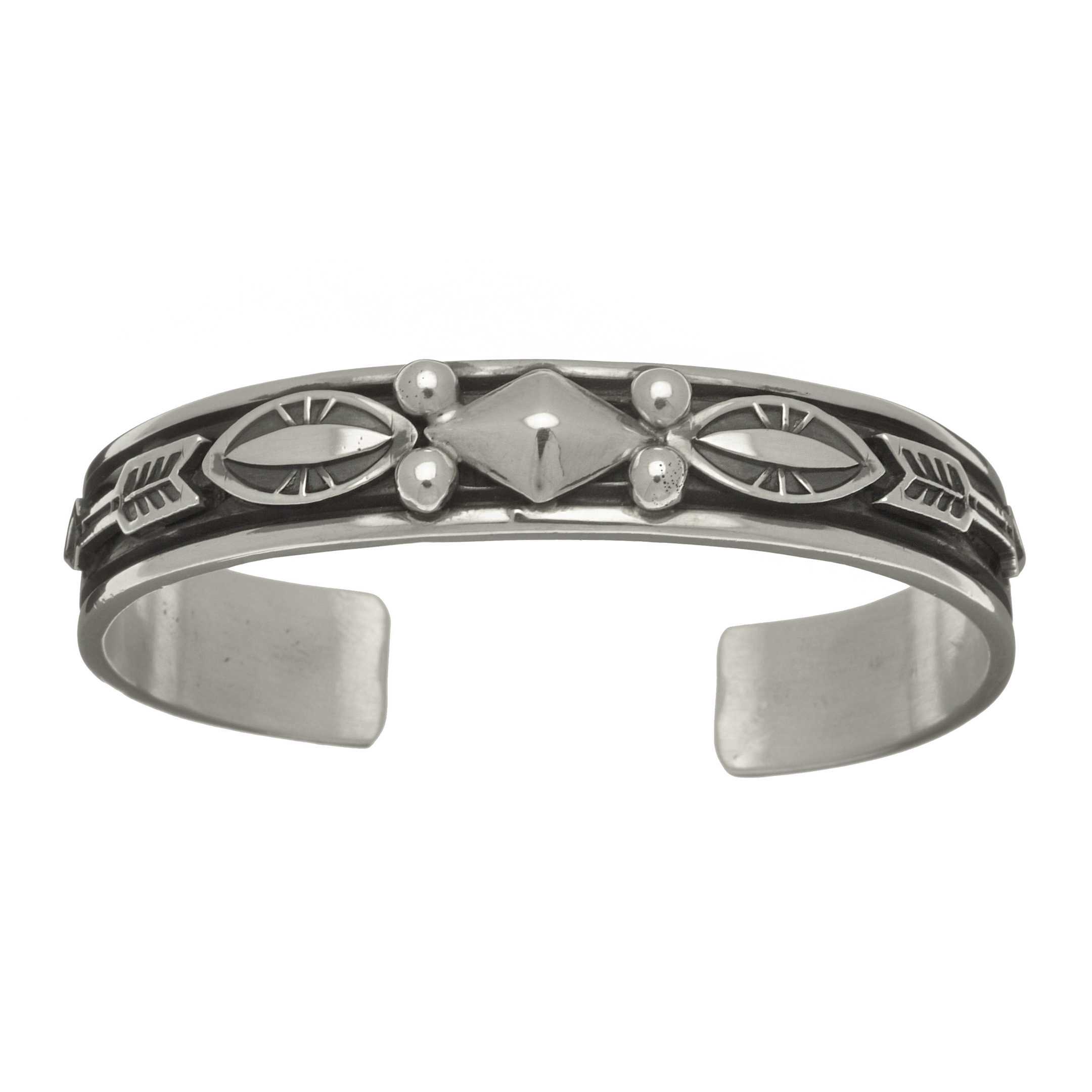 Bracelet Navajo pour femme BR406 en argent - Harpo Paris