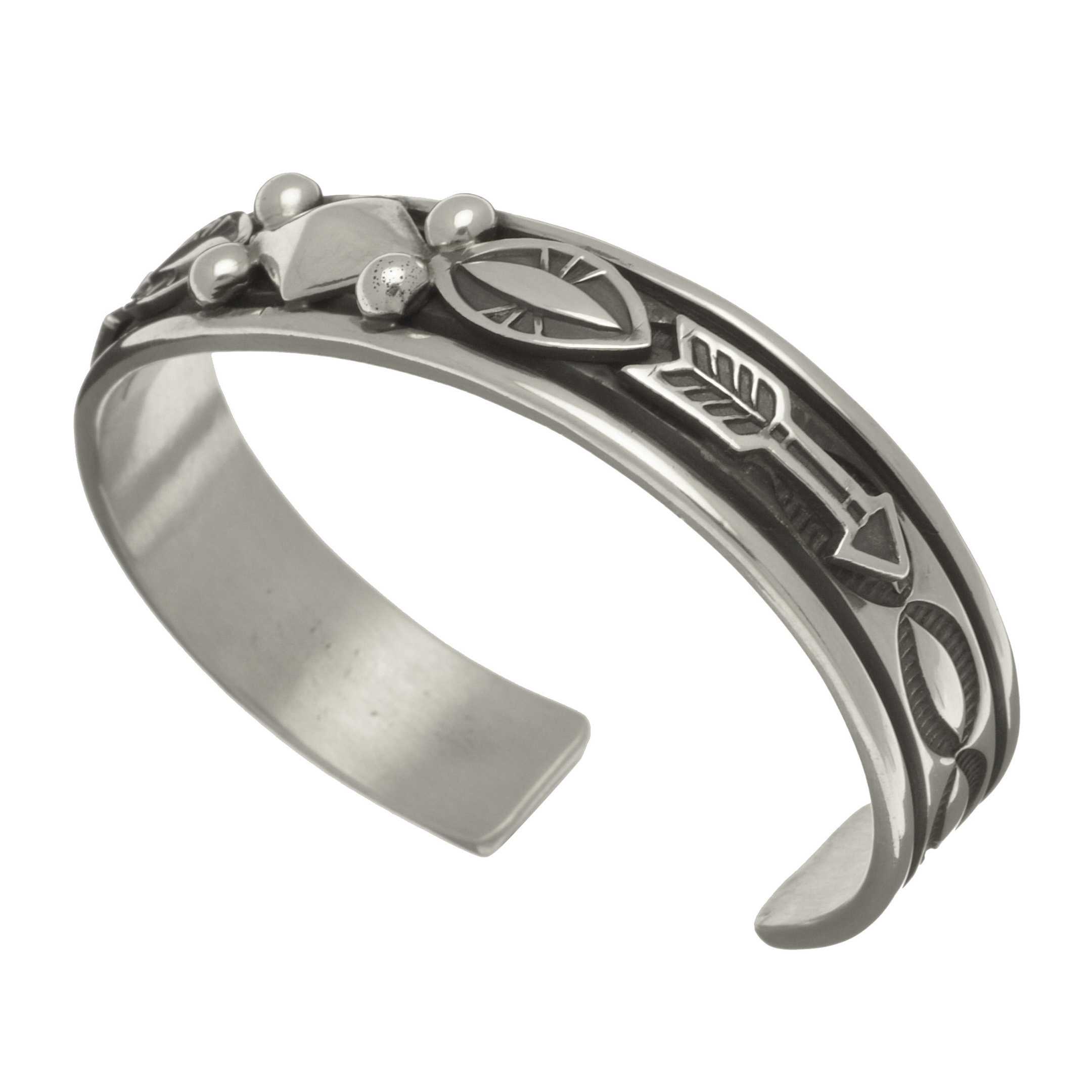 Navajo Bracelet in sterling silver. | Harpo Paris