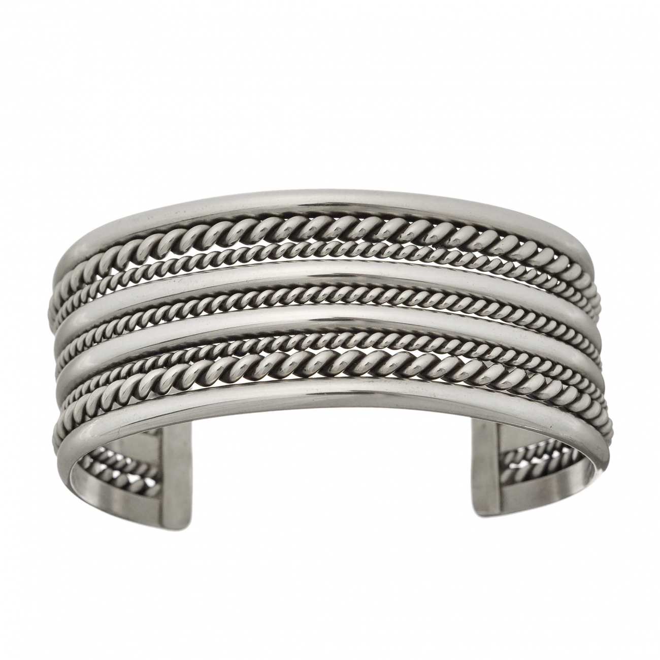 Navajo bracelet in silver BRw35 for women - Harpo Paris
