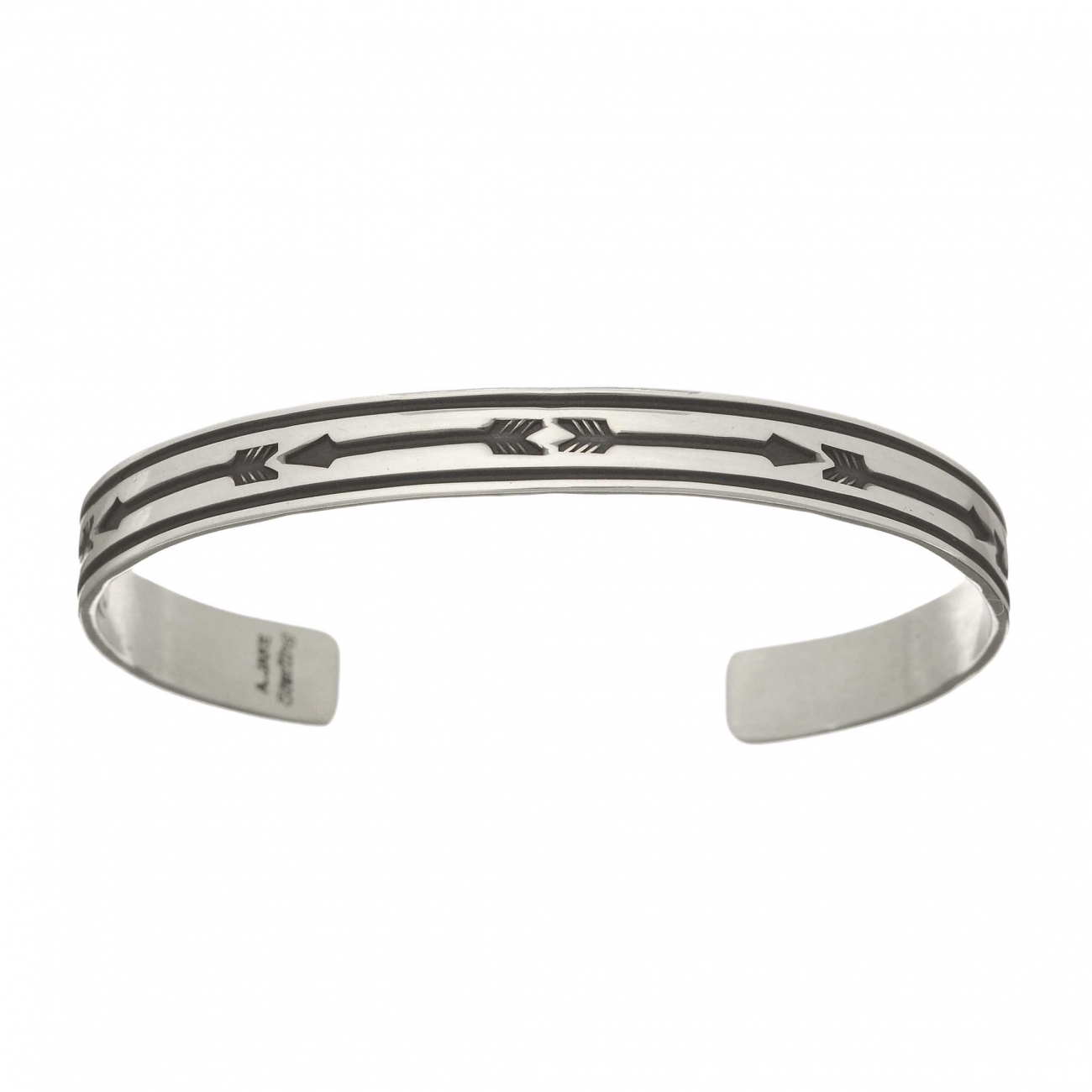 Navajo bracelet for women BRw97 in silver - Harpo Paris