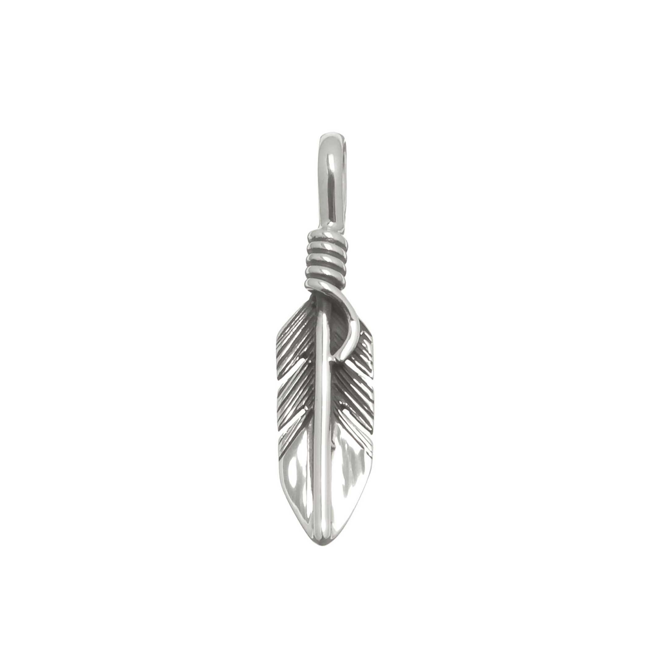 Harpo Paris pendant PE25 plume en argent