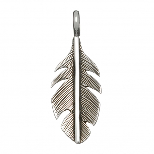 Harpo Paris pendant PE138 silver feather