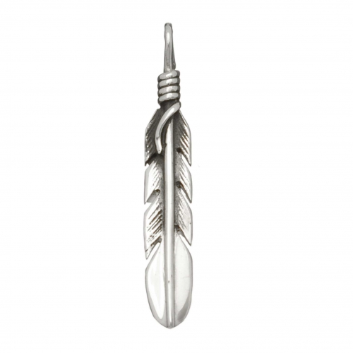 Harpo Paris pendant PE134 silver feather