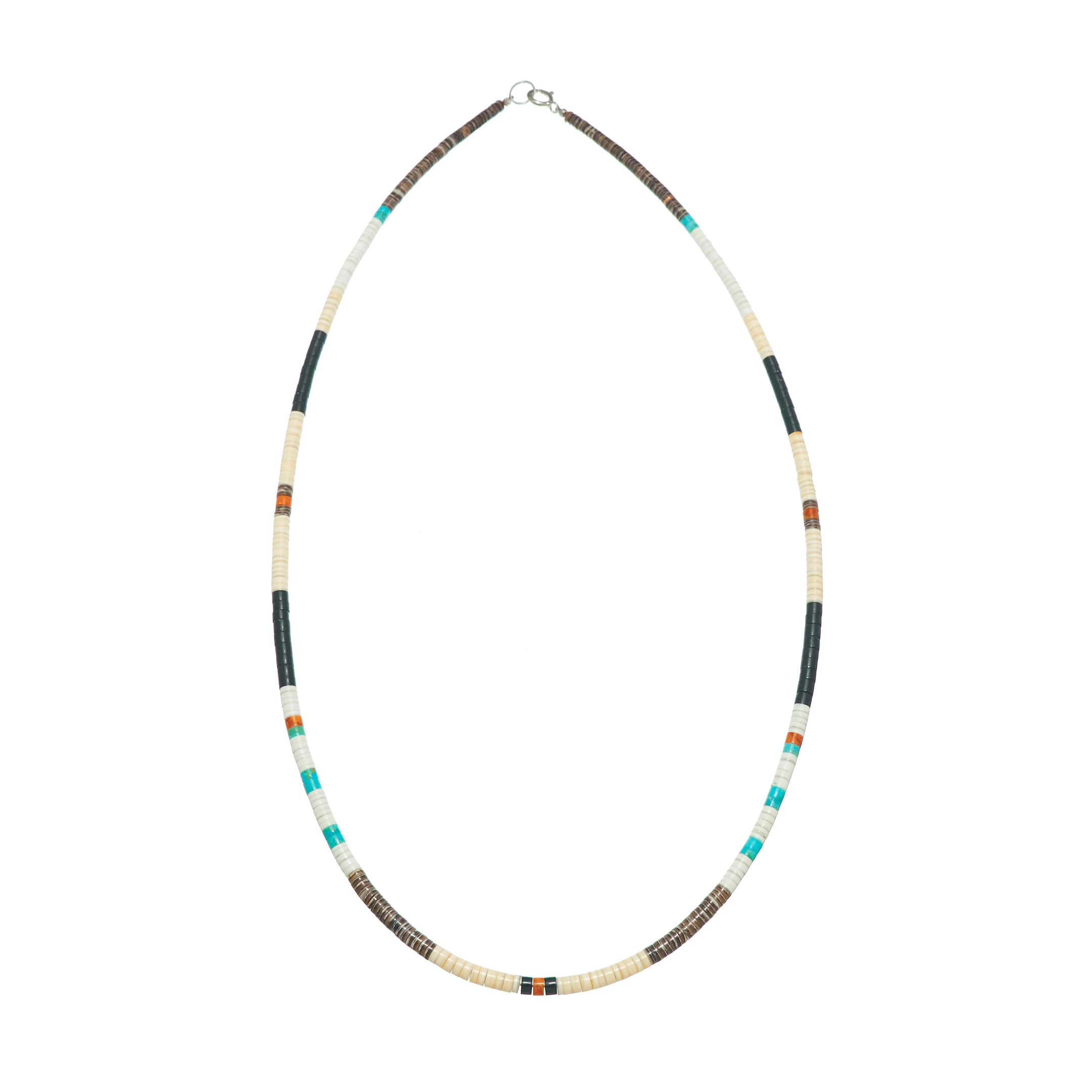Pueblo necklace COP21 in Heishi beads - Harpo Paris