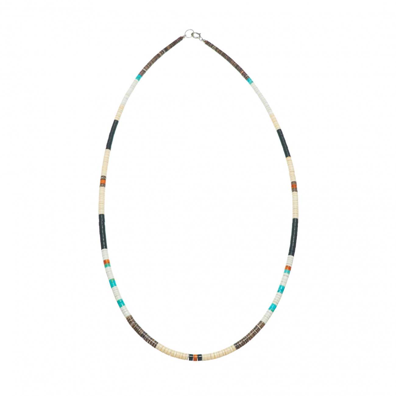 Pueblo necklace COP21 in Heishi beads - Harpo Paris